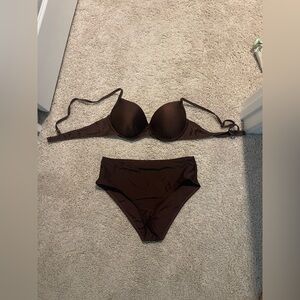 Brown Bikini Set